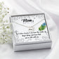 Mom Memorial Necklace Angel Wings-[Heartfelt Family Gift]