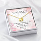 Mom Memorial Necklace Angel Wings-[Heartfelt Family Gift]