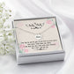 Time slips by(1) Mom Memorial Necklace-[Heartfelt Family Gift]