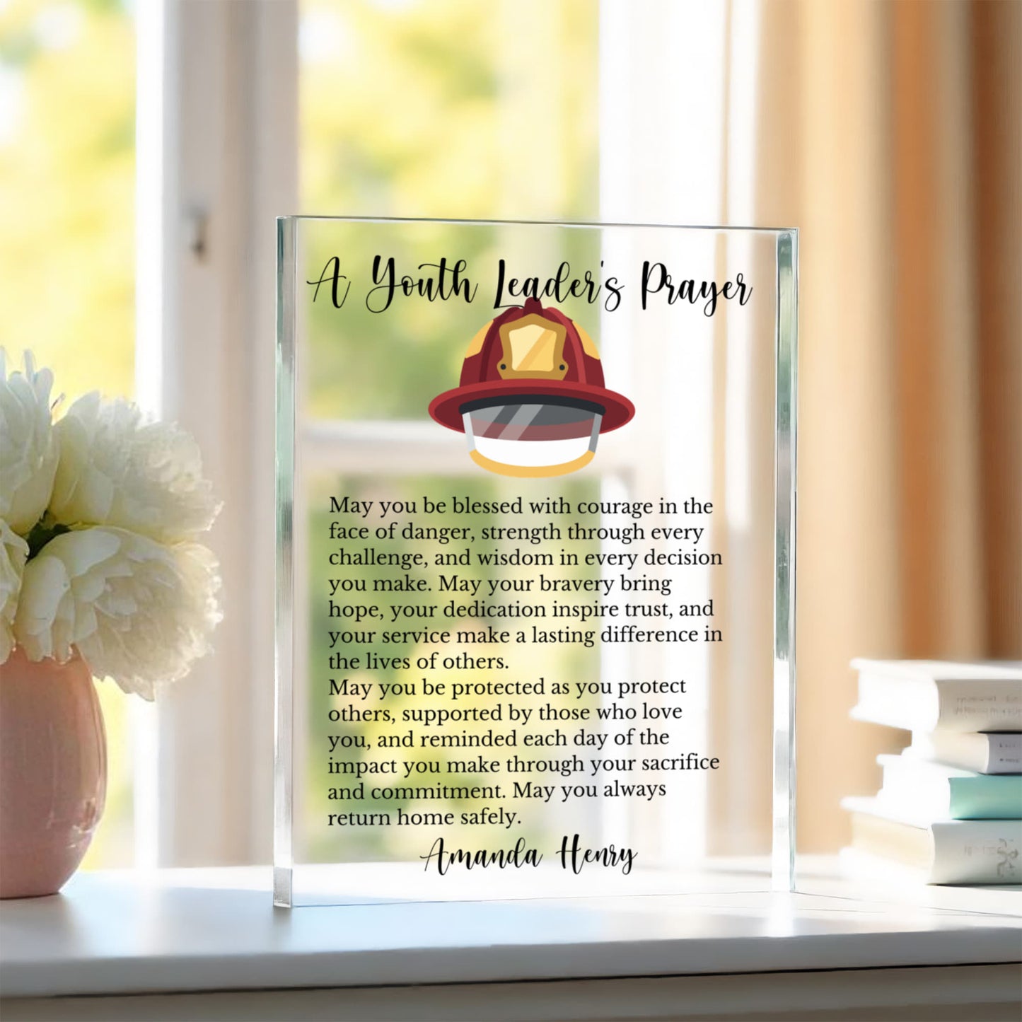 Firefighter Prayer Plaque