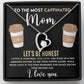 Caffeinated Mom -Forever Love Heart Necklace-[Heartfelt Family Gift]