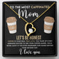 Caffeinated Mom -Forever Love Heart Necklace-[Heartfelt Family Gift]