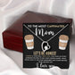 Caffeinated Mom -Forever Love Heart Necklace-[Heartfelt Family Gift]