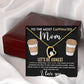 Caffeinated Mom -Forever Love Heart Necklace-[Heartfelt Family Gift]
