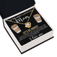 Caffeinated Mom Love  Knot Necklace-[Heartfelt Family Gift]