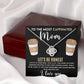 Caffeinated Mom Love  Knot Necklace-[Heartfelt Family Gift]