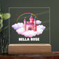 Castle Lighted Night Light Little Girls Room Decor-[Heartfelt Family Gift]