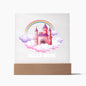 Castle Lighted Night Light Little Girls Room Decor-[Heartfelt Family Gift]