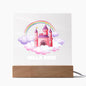 Castle Lighted Night Light Little Girls Room Decor-[Heartfelt Family Gift]