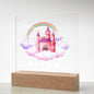 Castle Lighted Night Light Little Girls Room Decor-[Heartfelt Family Gift]