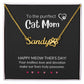 Cat Mom Paw Print Necklace for Mother's Day-[Heartfelt Family Gift]