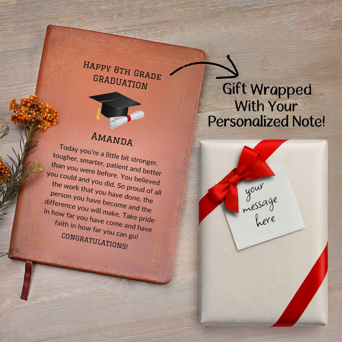 8th Grade Graduation Keepsake Journal