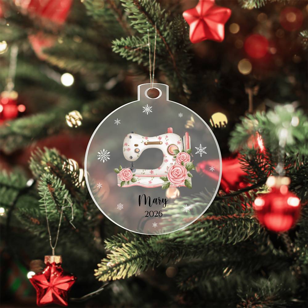 Sewing Christmas Tree Ornament