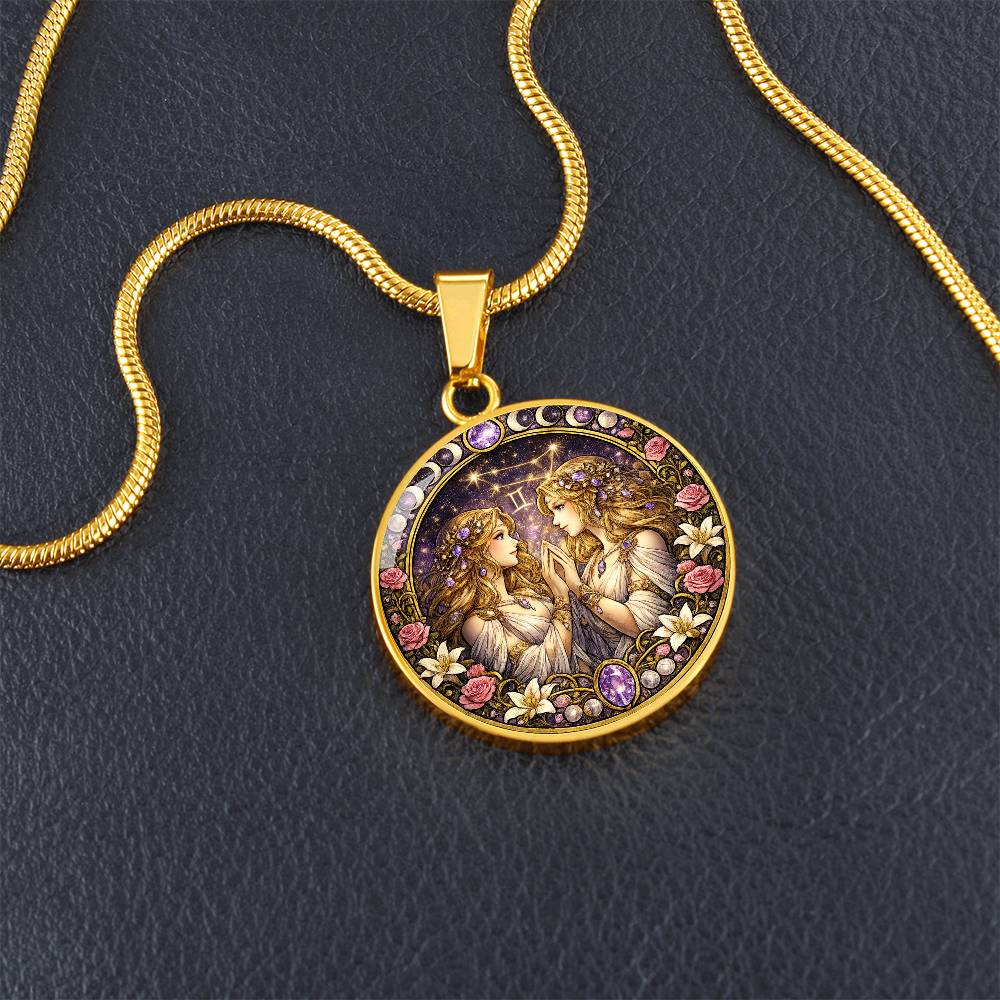Aquarius Zodiac Sign Necklace, Personalized Zodiac Jewelry Gift, Custom Engraved Pendant, Astrology Sign Necklace, Unique Horoscope Gift