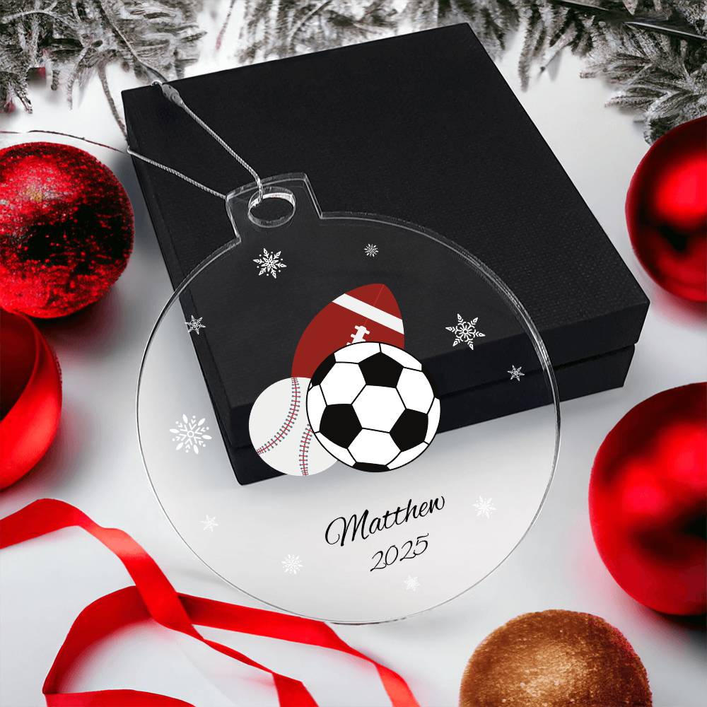 Sports Christmas Tree Ornament