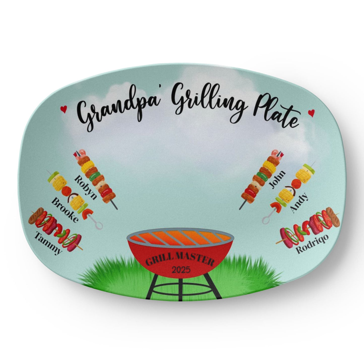 Grandpa's Grilling Platter 10”x14” Platter