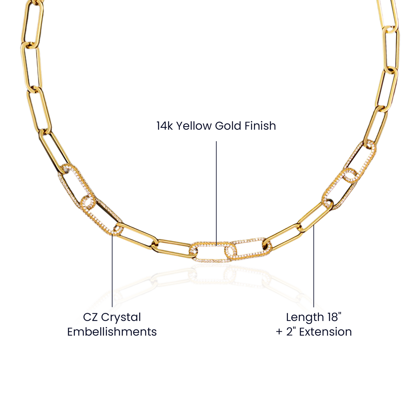 Daughter Forever Linked Necklace