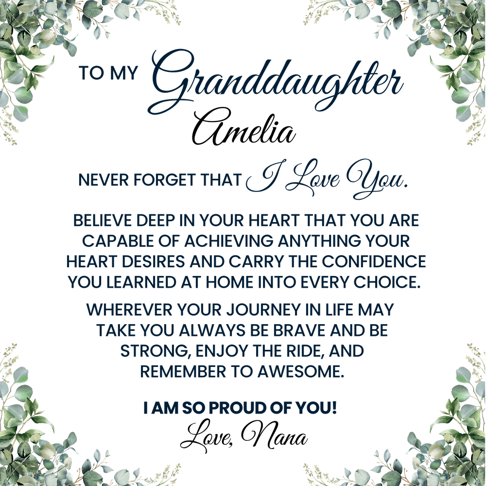 Granddaughter Acrylic Plaque Gift