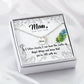 Mom Memorial Necklace Angel Wings-[Heartfelt Family Gift]