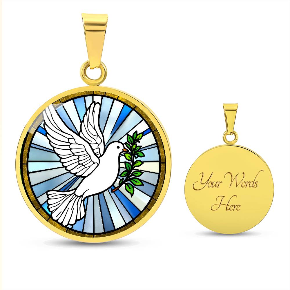 Peace Dove Pendant Necklace