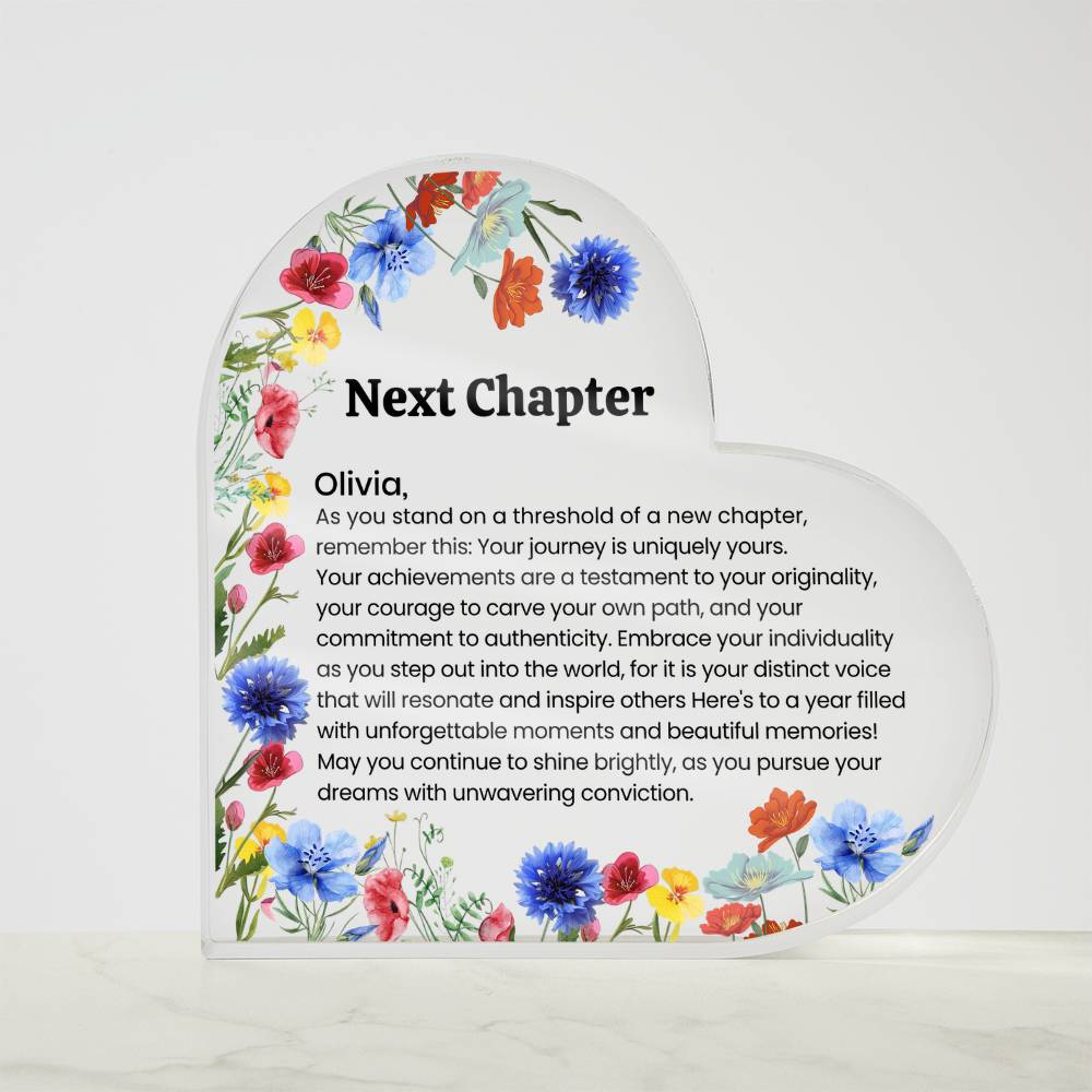 Acrylic Heart Plaque