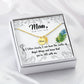 Mom Memorial Necklace Angel Wings-[Heartfelt Family Gift]