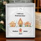 I wish you lived next door Gingerbread Christmas Ornament-[Heartfelt Family Gift]