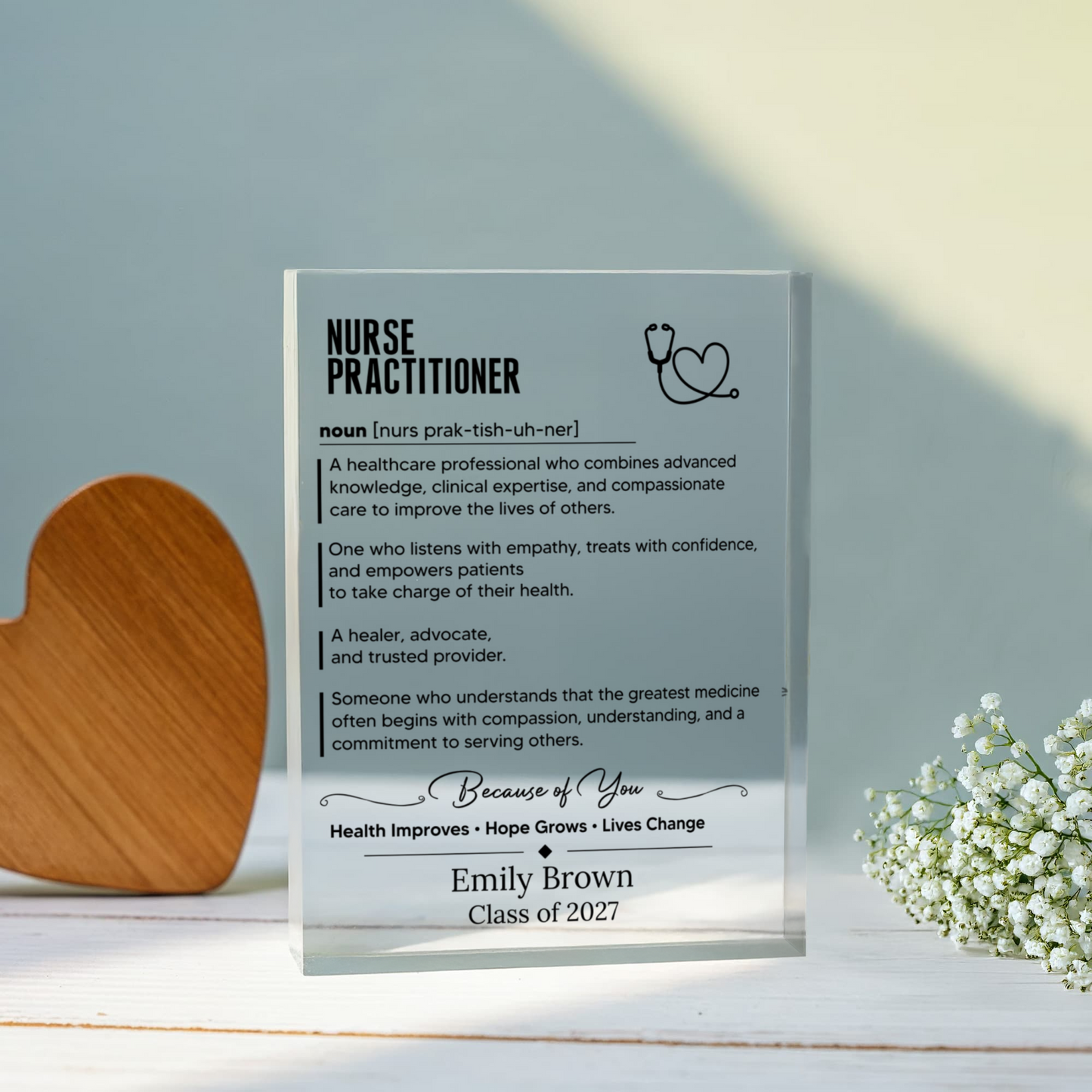 Nurse Practitioner Definition Plaque