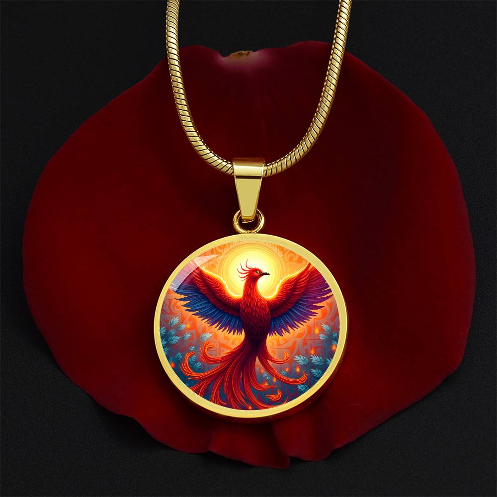 Rising Phoenix Pendant Necklace