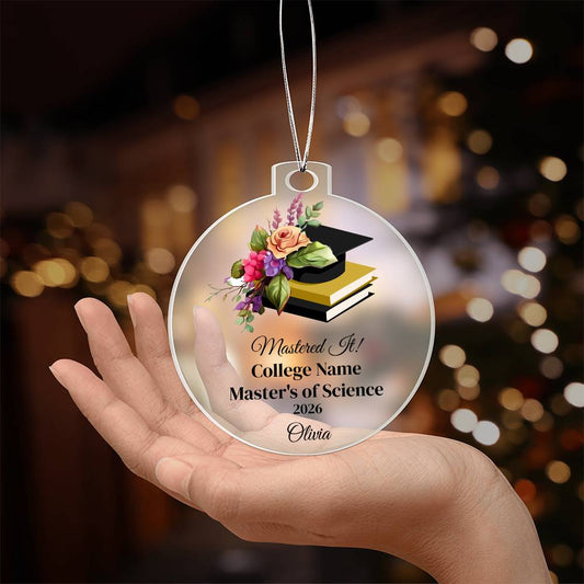 Masters Degree Graduation Ornament