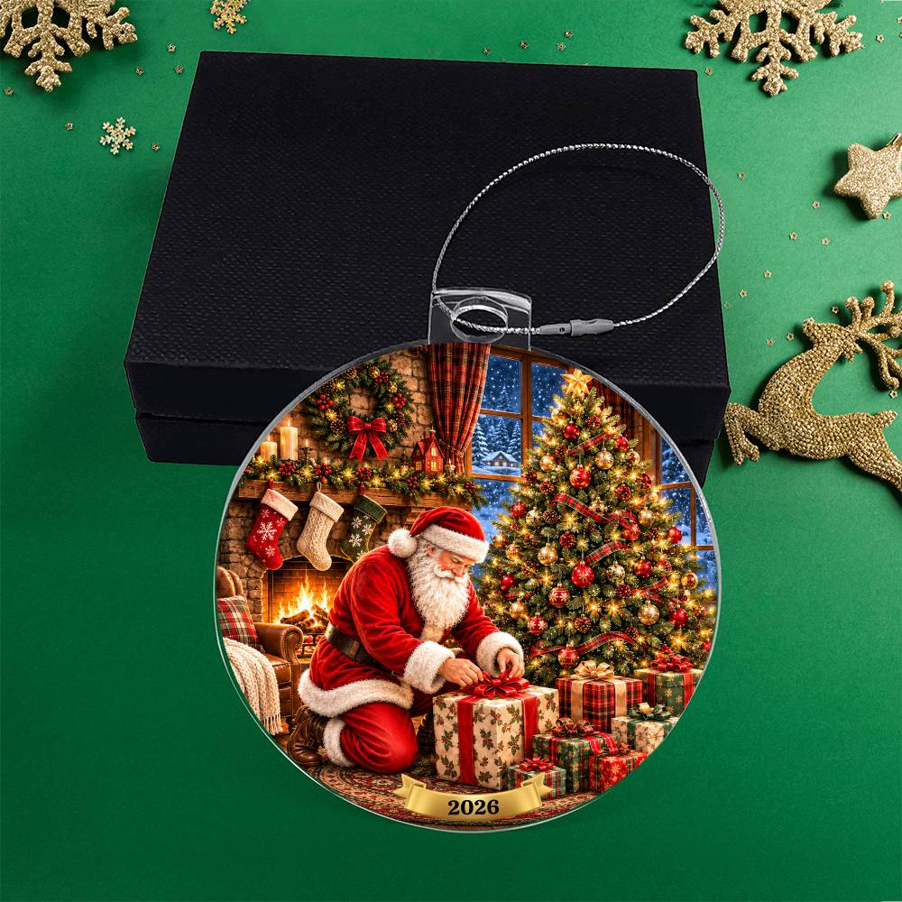 Santa Christmas Ornament