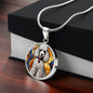 Poodle Engraved Necklace in Gold or Silver-[Heartfelt Family Gift]
