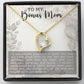 Coolest Stepmother - Forever Love Heart Necklace-[Heartfelt Family Gift]