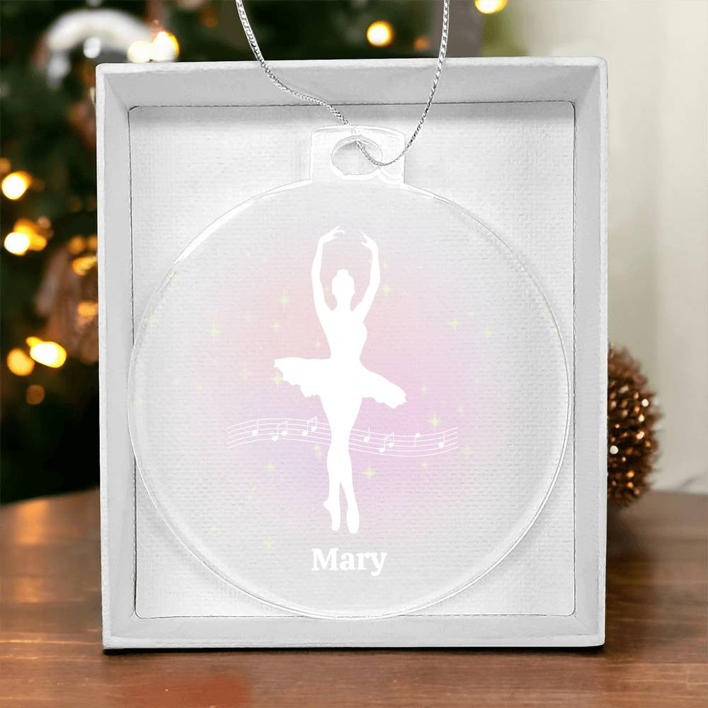 Personalized Ballet Christmas Ornament-[Heartfelt Family Gift]
