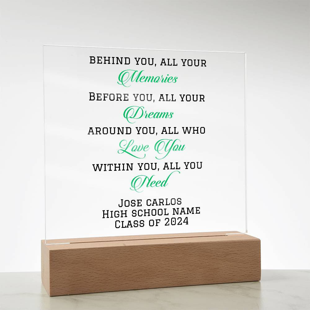 Class of 2025 Graduation Gift Plaque-[Heartfelt Family Gift]
