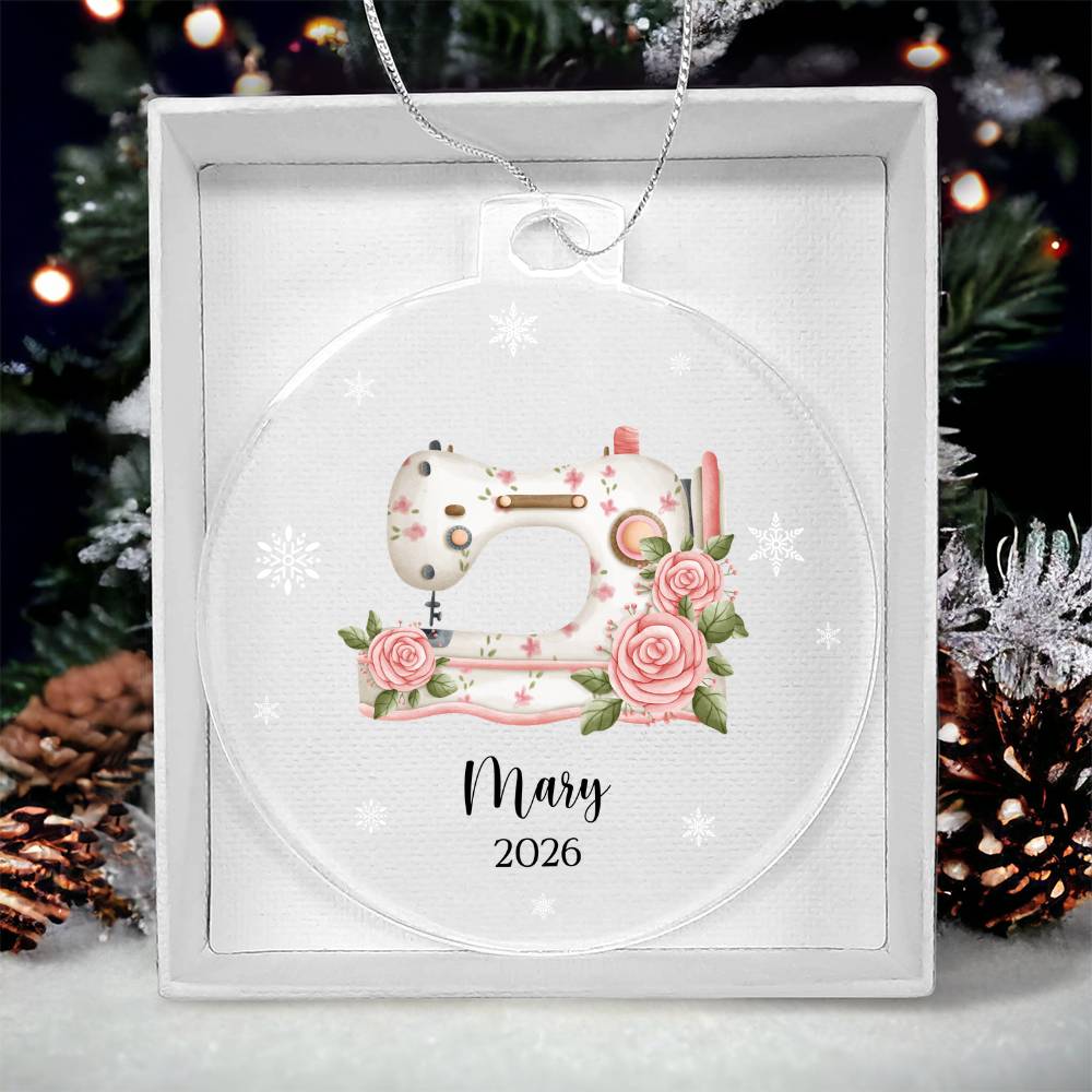 Sewing Christmas Tree Ornament