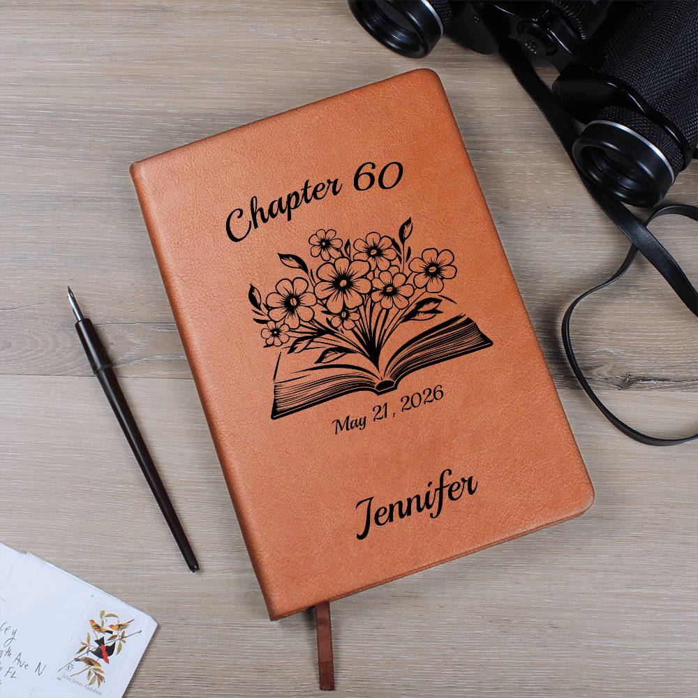 Chapter 60 Vegan Leather Birthday  Journal