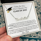 Graduation Memorial Name Necklace From Loved One Class of 2025-[Heartfelt Family Gift]