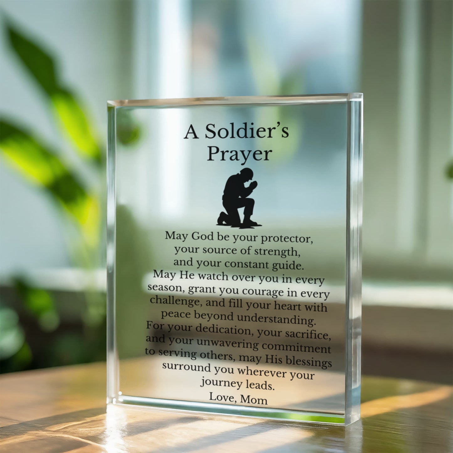 Soldier's Prayer Plaque