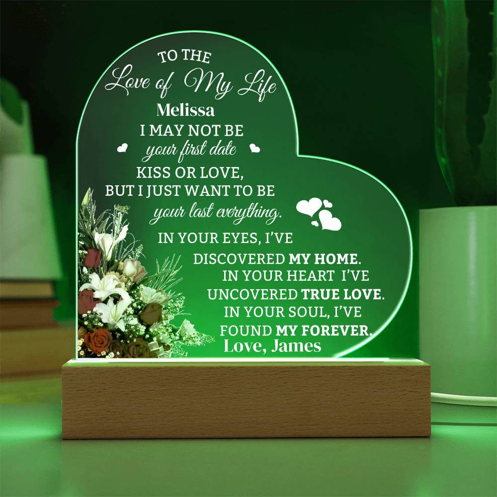 Soulmate Heart Plaque Gift-[Heartfelt Family Gift]