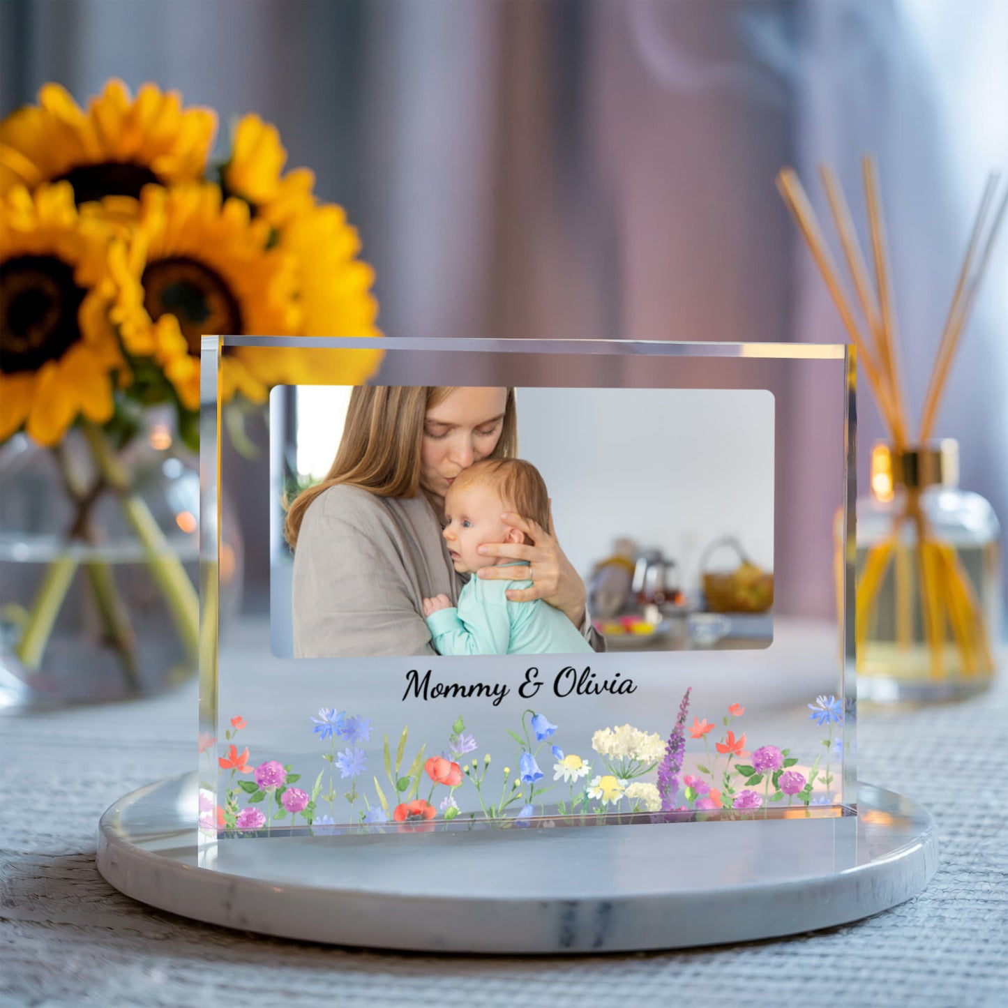Mommy & Me Photo Acrylic Block