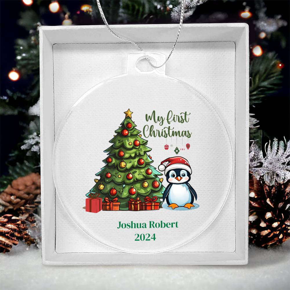 Baby's 1st Christmas Ornament-[Heartfelt Family Gift]