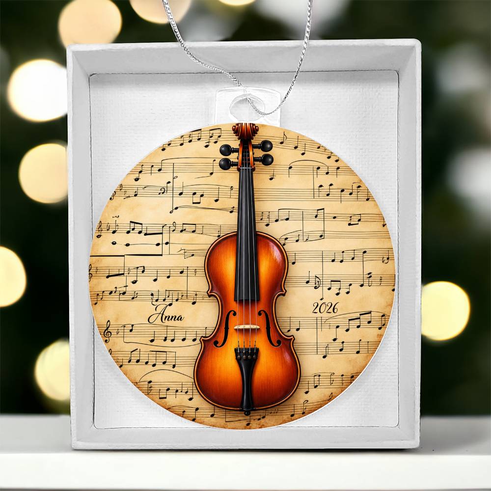 Violin Ornament