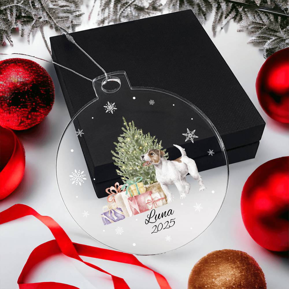 Terrier Dog Christmas Tree Ornament