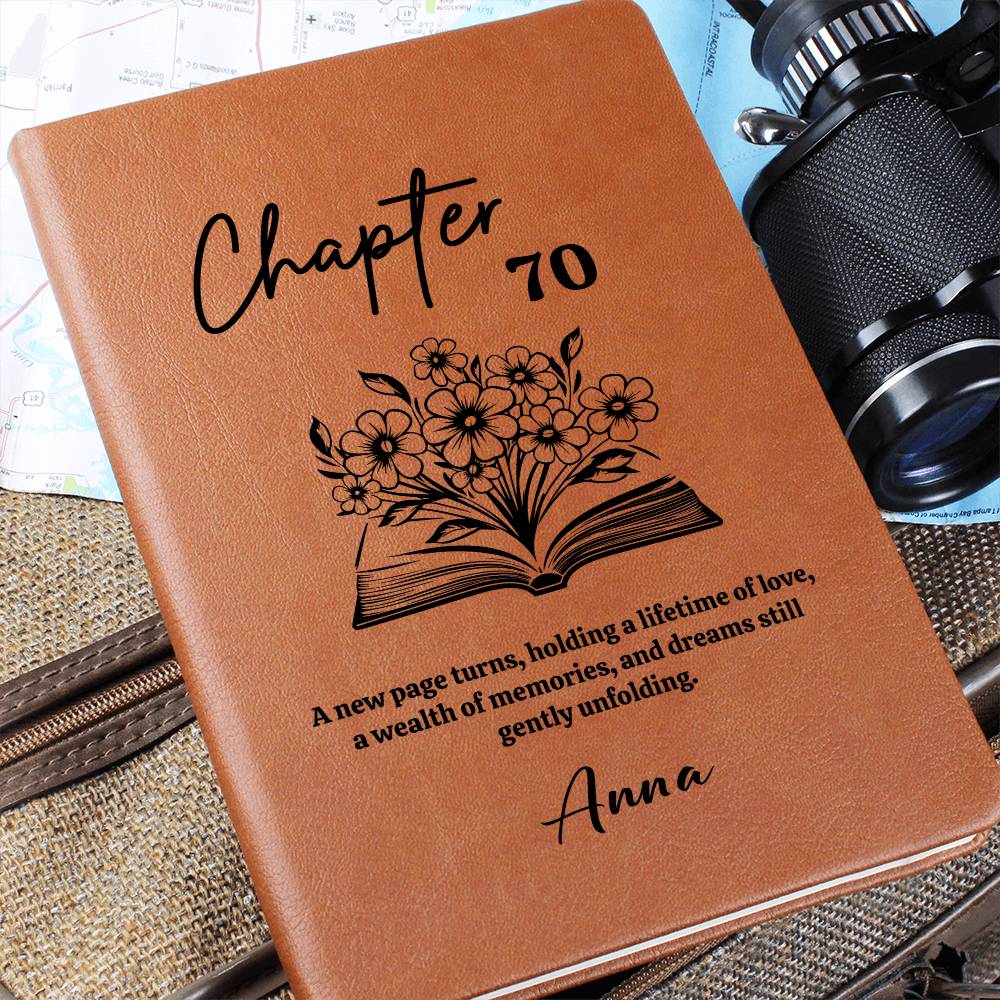Personalized 70th Birthday Journal