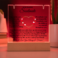 Soulmate Acrylic Heart Necklace & Plaque Gift Set-[Heartfelt Family Gift]