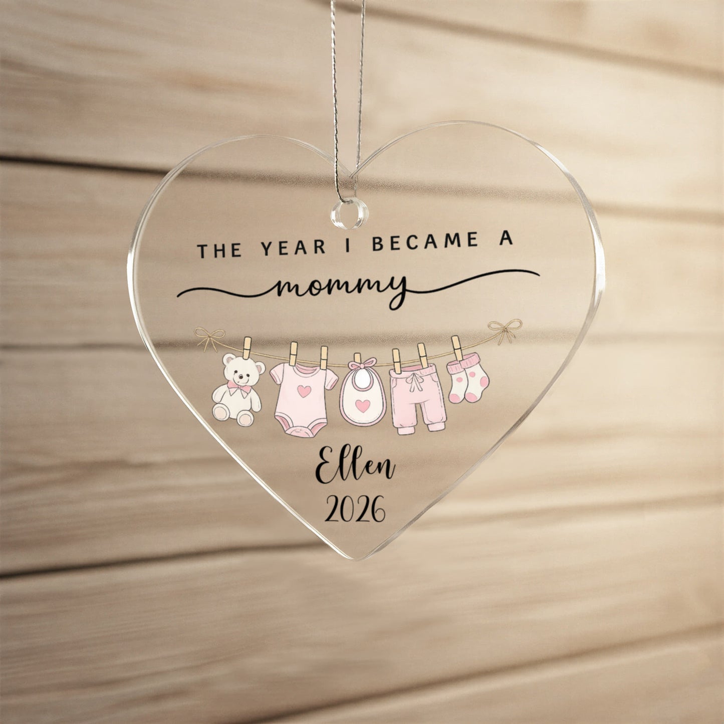 1st Christmas As Mom New Parent Ornament