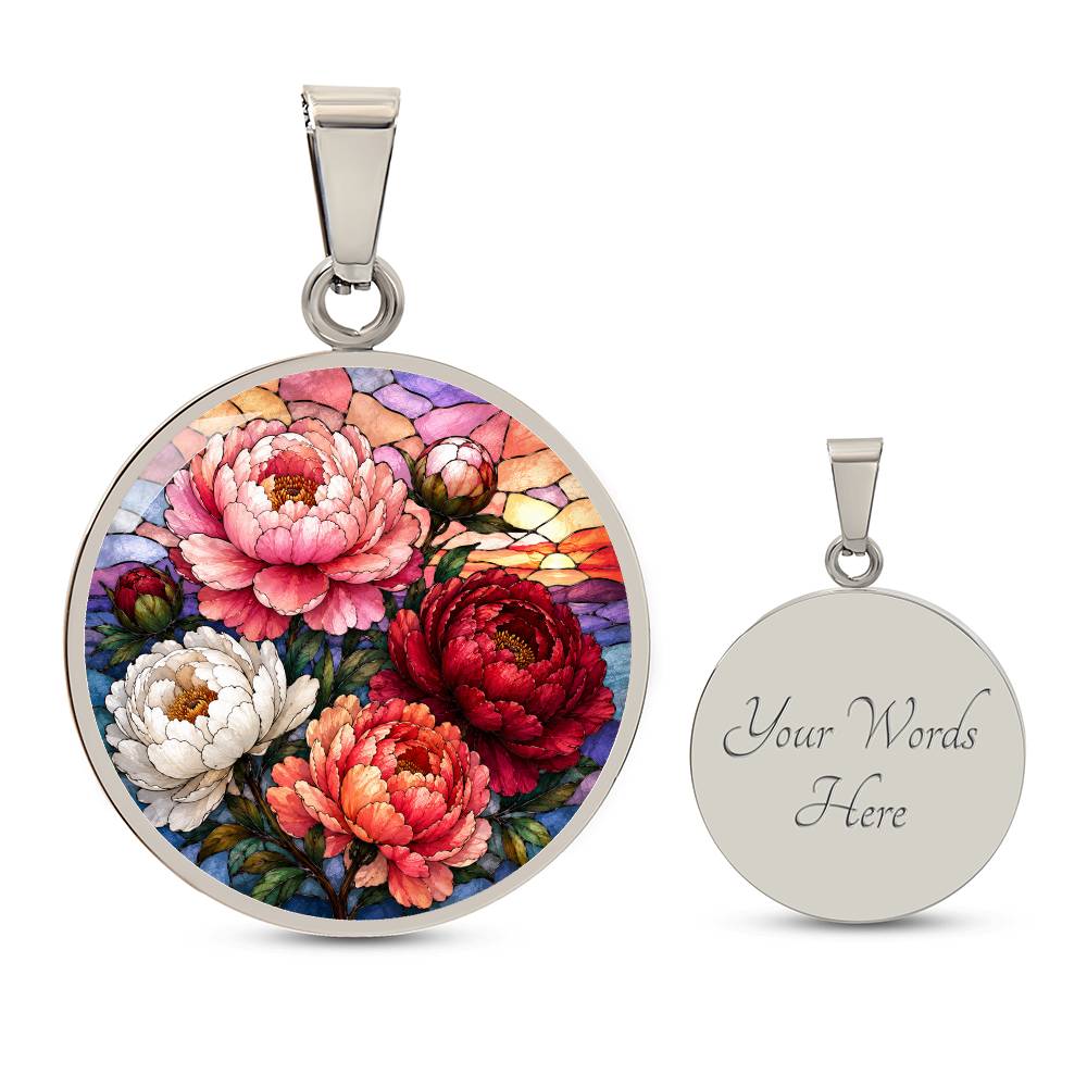 Personalized Flower Necklace