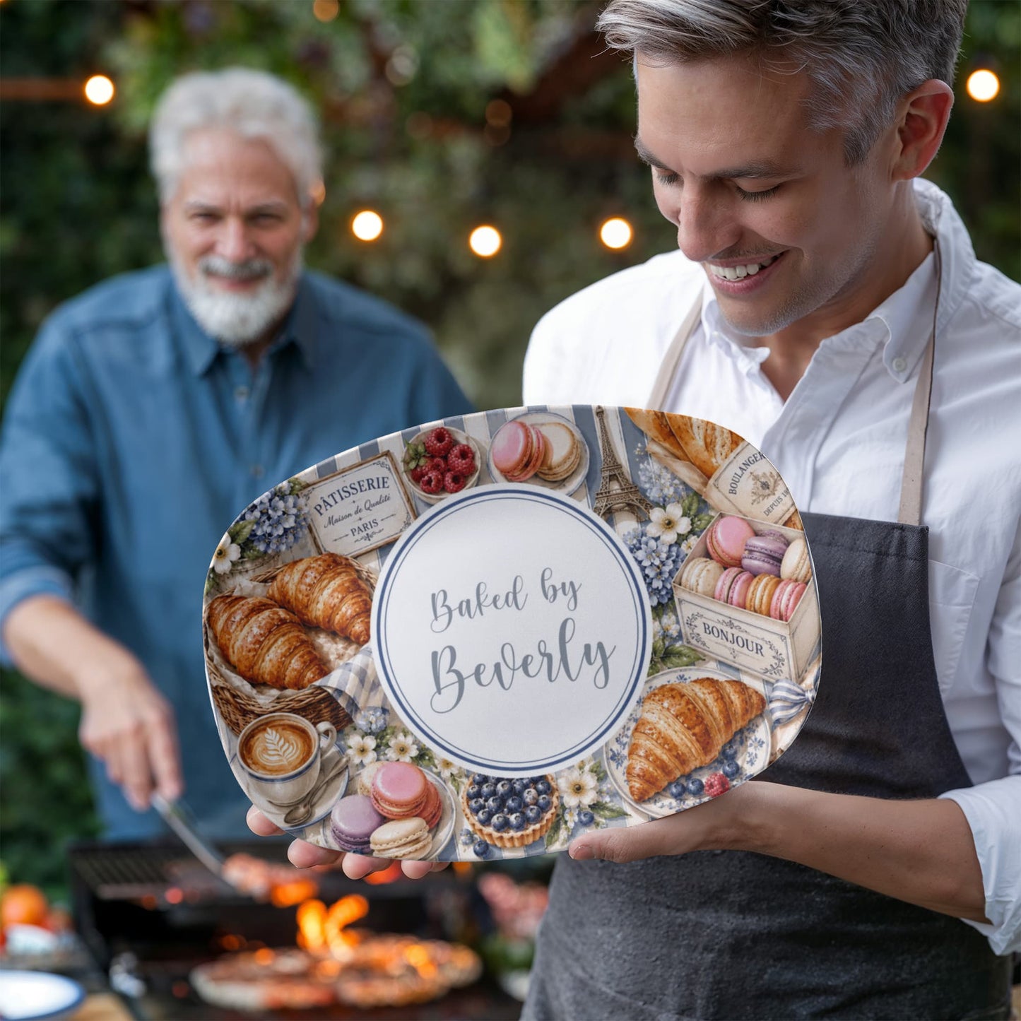 French Country Inspired Pastry Serving Tray
