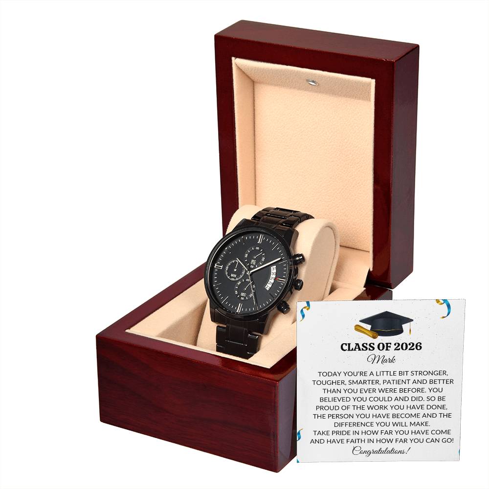 Class of 2026 Graduation Gift Chronograph Watch